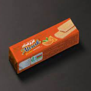 ویفر 100 گرم با طعم پرتقال(آبراک)