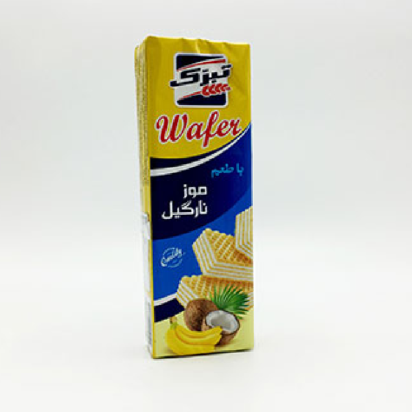 ویفر 120 گرمی با طعم نارگیل
